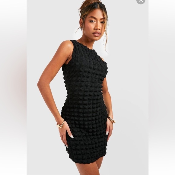 NWT Bubble Jersey Sleeveless Mini Dress - Picture 1 of 5